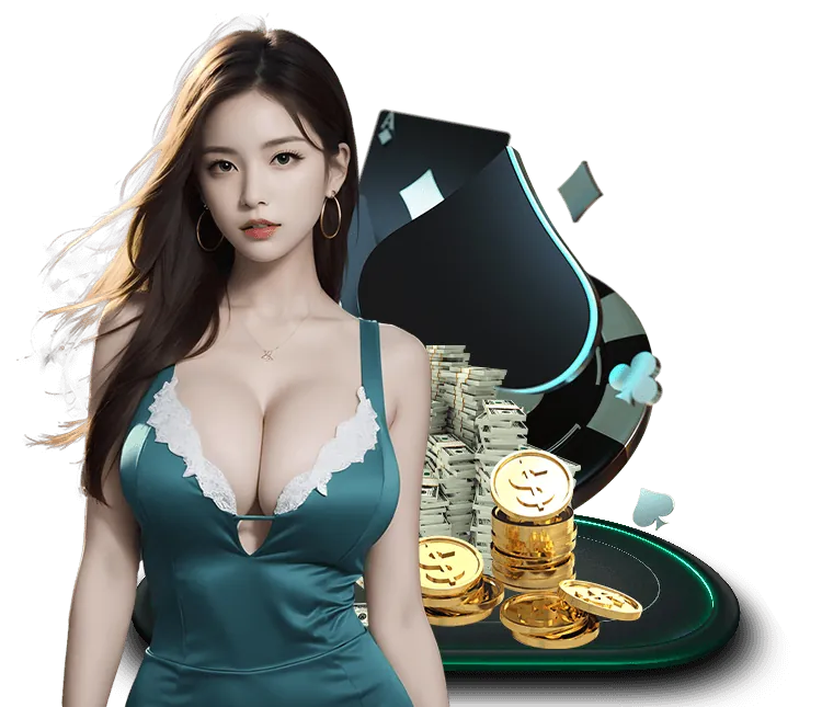 Bàn chơi Live Blackjack với người chia bài và các lá bài
